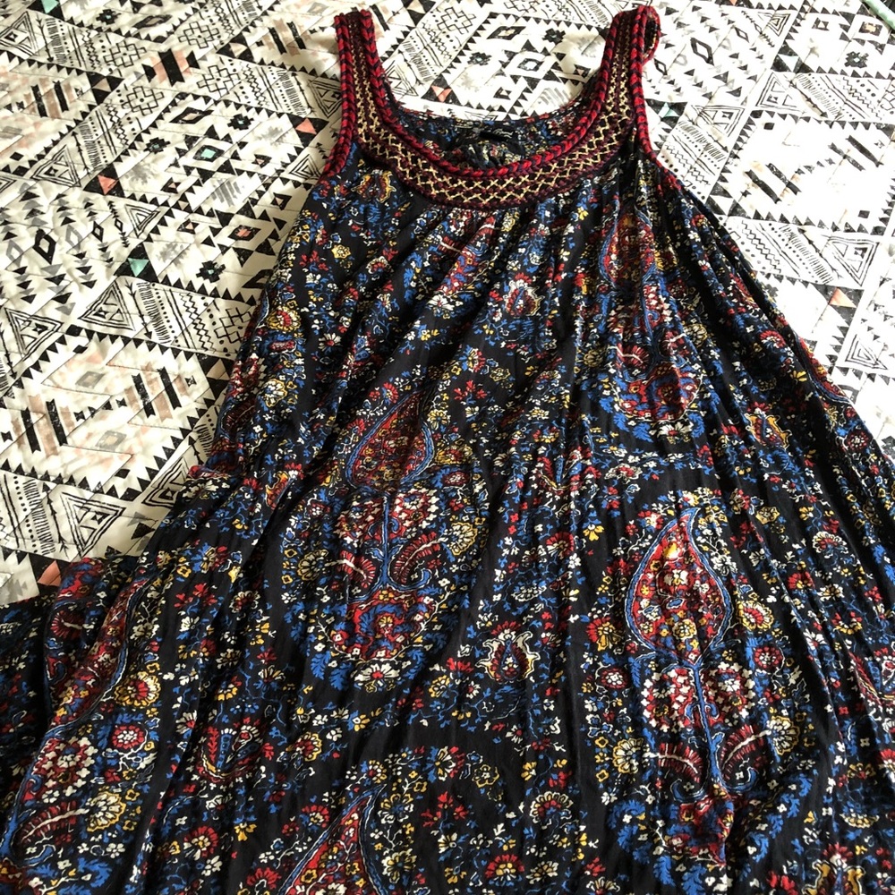 EUC Lucky Brand Maxi Dress colorful!